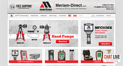 Desktop Screenshot of meriam-direct.com